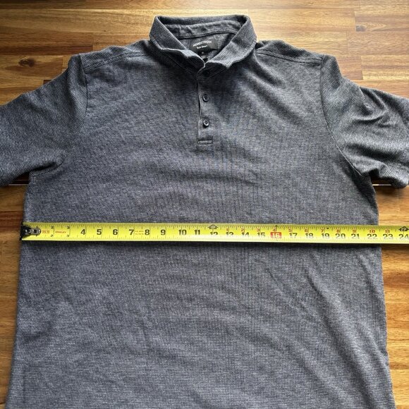 Nordstrom Men's Tech Smart Polo Shirt Size XL Textured Minimalist Office Preppy - Picture 10 of 11